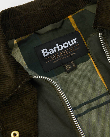 Barbour Kearton Womens Wax Jacket - Archive Olive/Ancient Tartan