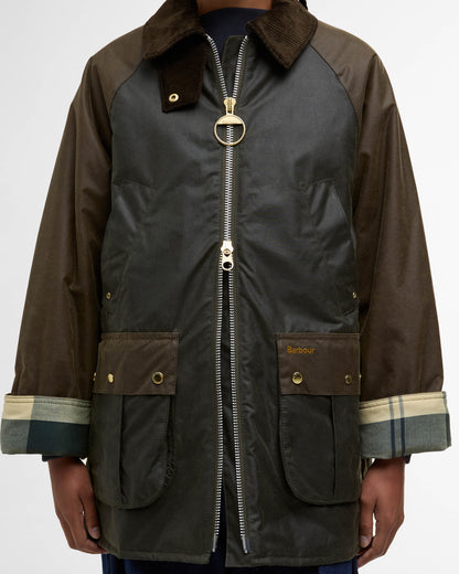 Barbour Kettlewell Womens Wax Jacket - Archive Olive/Beech/Ancient Tartan