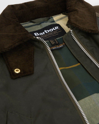 Barbour Kettlewell Womens Wax Jacket - Archive Olive/Beech/Ancient Tartan