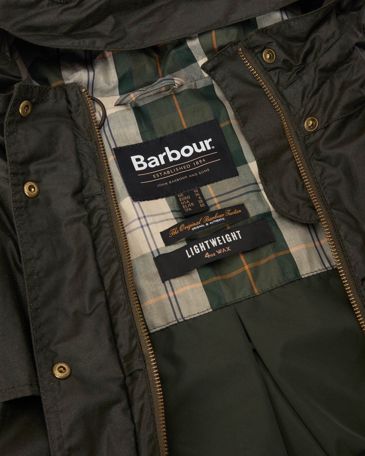 Barbour Ornella Womens Wax Jacket - Archive Olive/Ancient | CHO | Designer Womens Wax Jackets