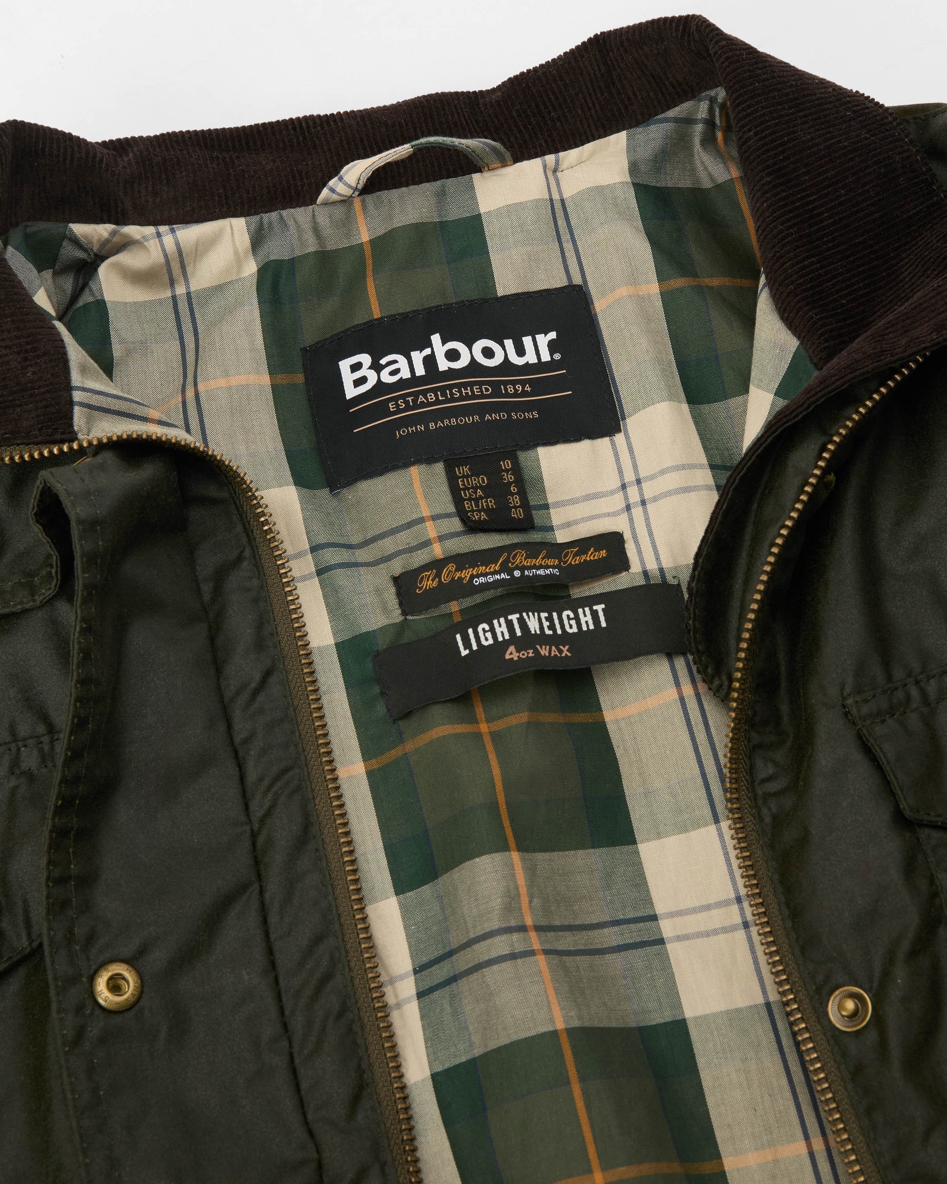 Barbour Summer Sapper Womens Wax Jacket - Archive Olive/Ancient | CHO | Designer Womens Wax Jackets
