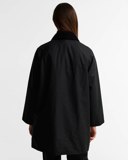 Barbour Icons Modern Beaufort Womens Wax Jacket - Black/Classic | CHO | Designer Womens Wax Jackets