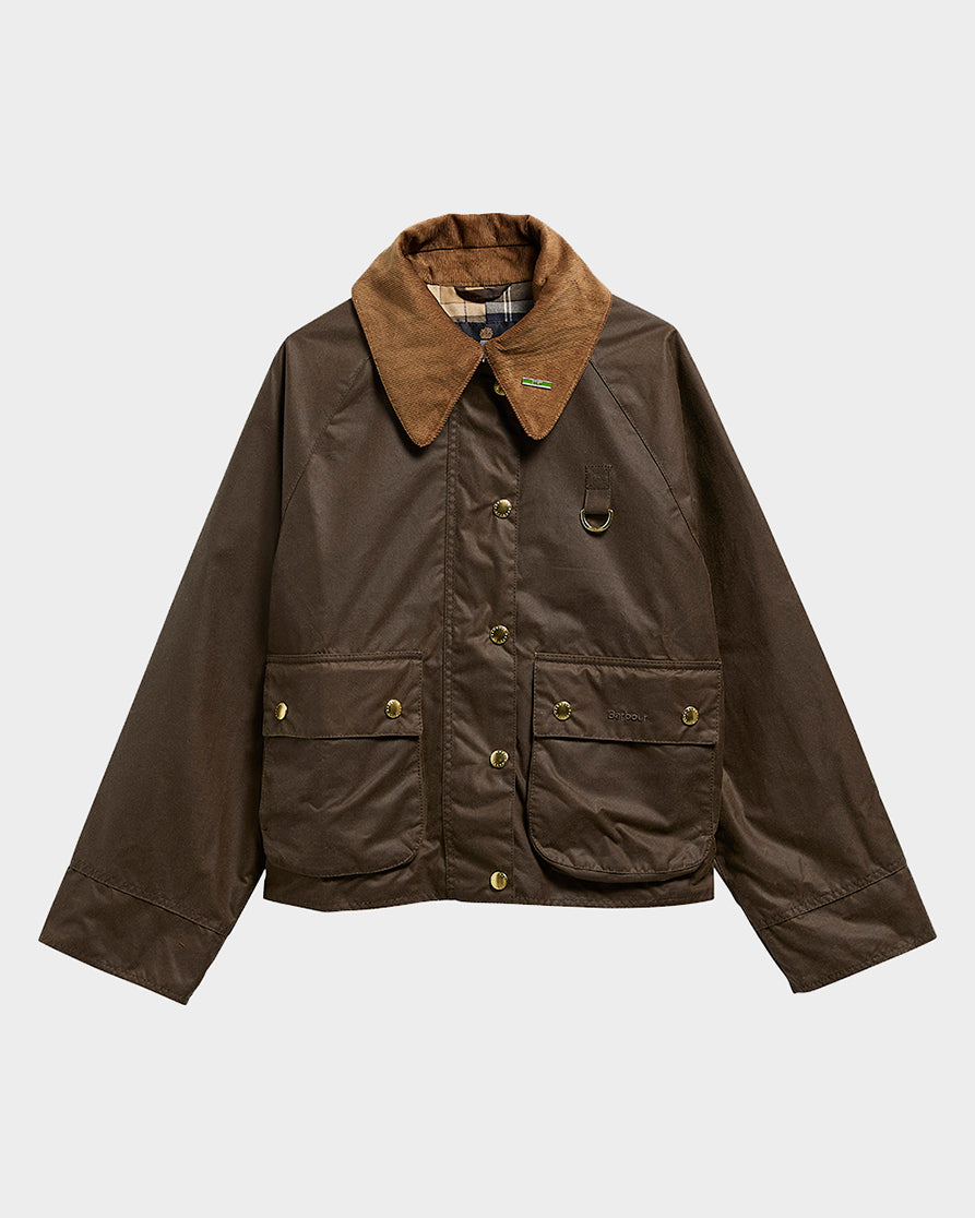 Barbour Icons Modern Spey Womens Wax Jacket - Beech/Birchwood | CHO | Designer Womens Wax Jackets