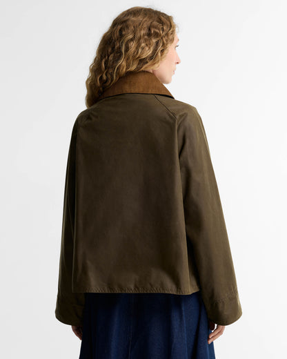 Barbour Icons Modern Spey Womens Wax Jacket - Beech/Birchwood | CHO | Designer Womens Wax Jackets