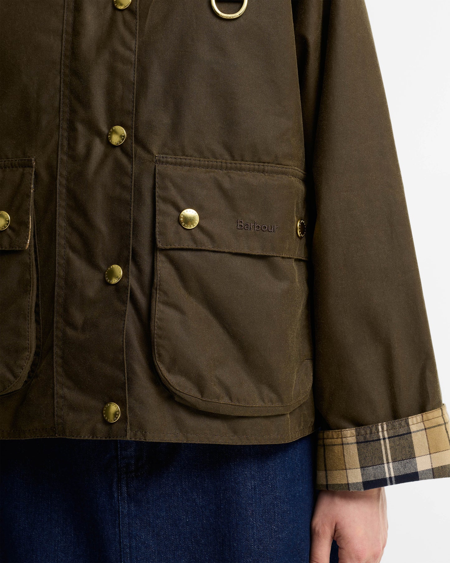 Barbour Icons Modern Spey Womens Wax Jacket - Beech/Birchwood | CHO | Designer Womens Wax Jackets