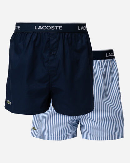Lacoste 3-Pack Striped Cotton Mens Boxers