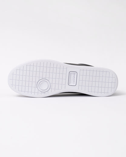 sole of Lacoste Carnaby Leather Mens Trainers in Black-White 312