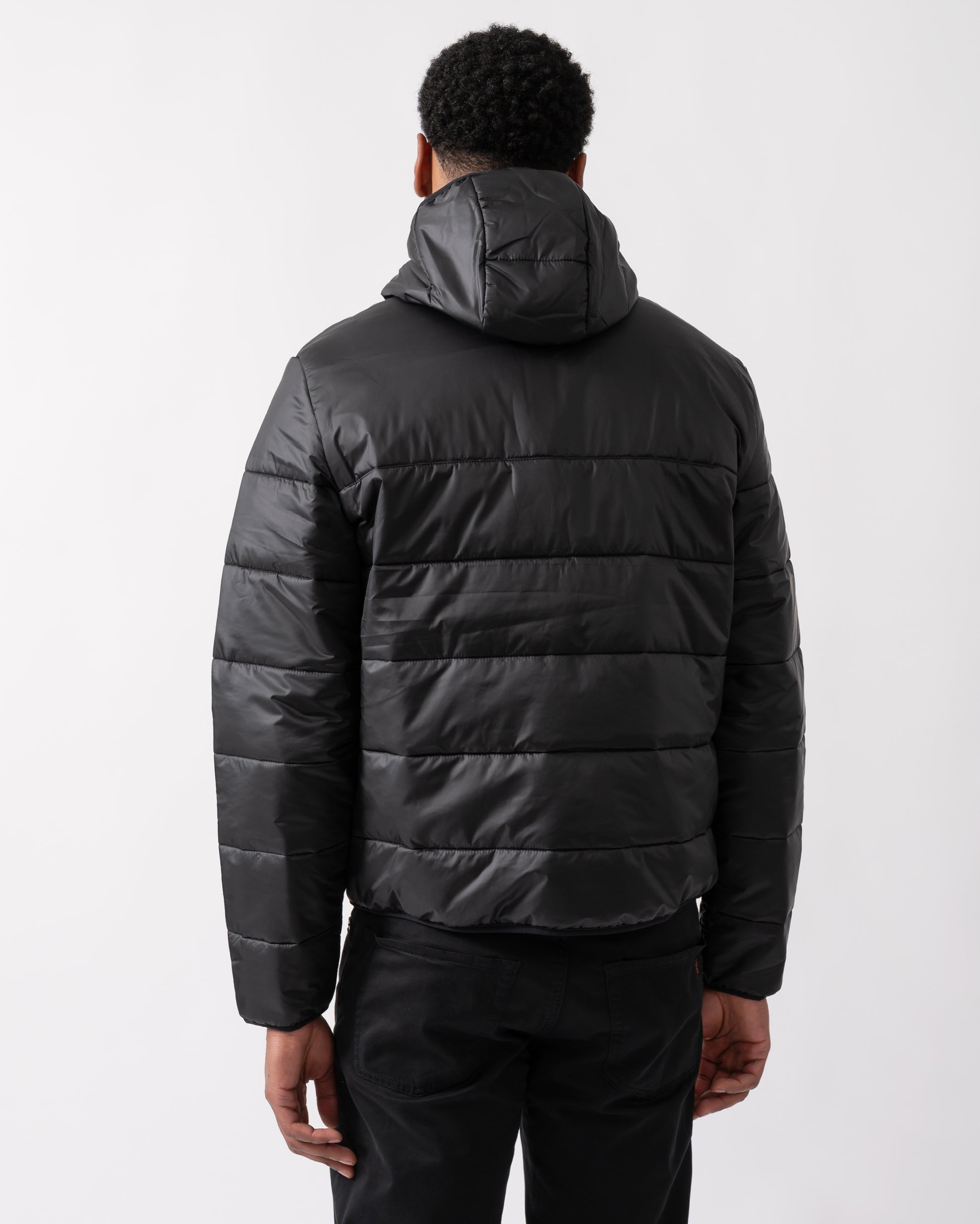 Lacoste Lightweight Colorblock Mens Puffed Jacket - Black/Black C31 - CHO - Designer Mens Padded Jackets