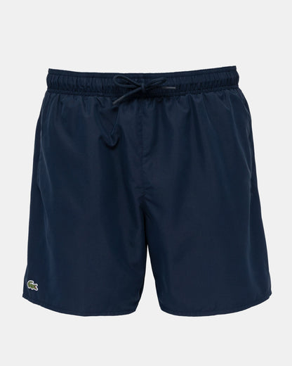 Lacoste Croc Mens Swimming Shorts - Navy Blue/Green 802