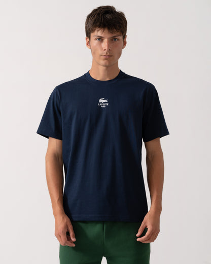 Lacoste Croc Mens T Shirt - CHO - Designer Mens Short Sleeve T-Shirts & Tops