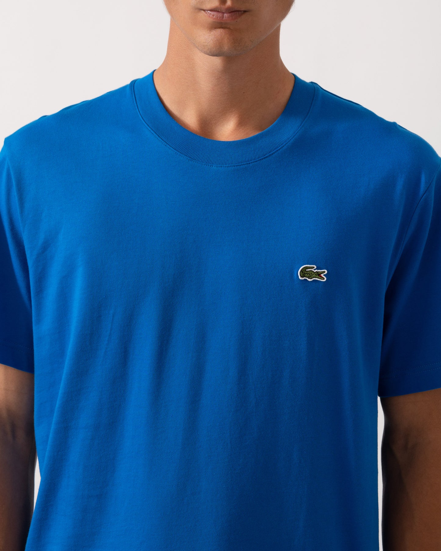 Lacoste Mens Classic Fit Cotton Jersey T-Shirt - Gipsy Blue 3D3