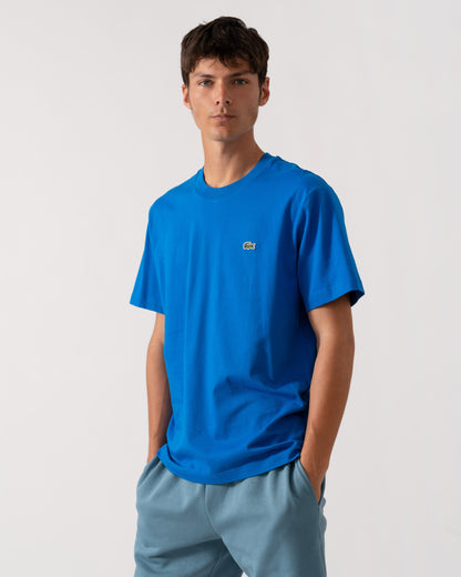 Lacoste Mens Classic Fit Cotton Jersey T-Shirt - Gipsy Blue 3D3