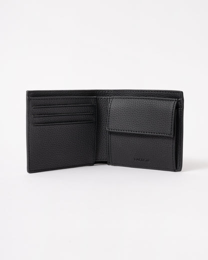 Lacoste Mens Medium Billfold Coin Wallet - Noir 000