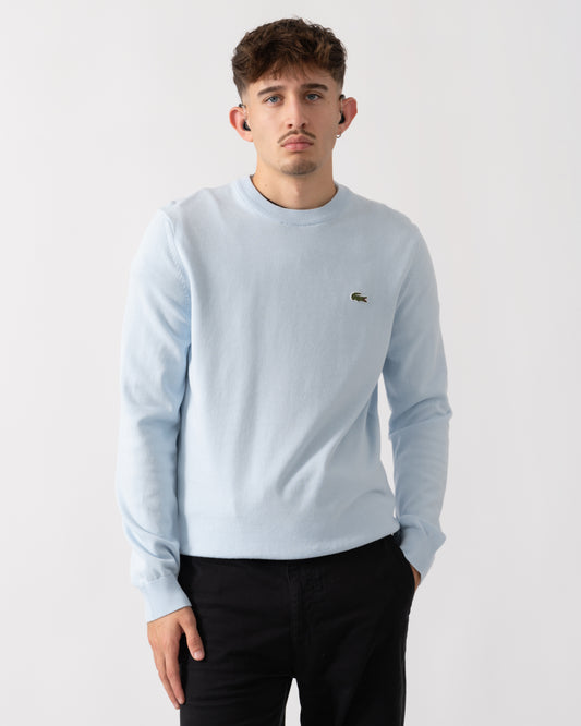 Lacoste Mens Organic Cotton Crew Neck Sweater - Rill T01