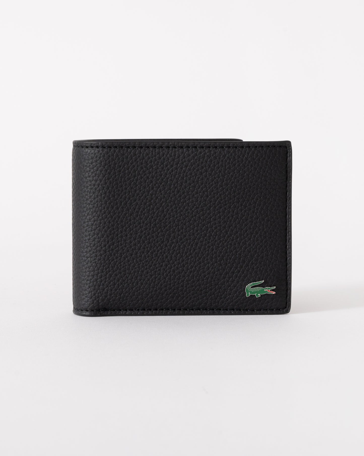 Lacoste Mens Small Billfold Wallet - Noir 000 - CHO - Designer Mens Wallets & Purses