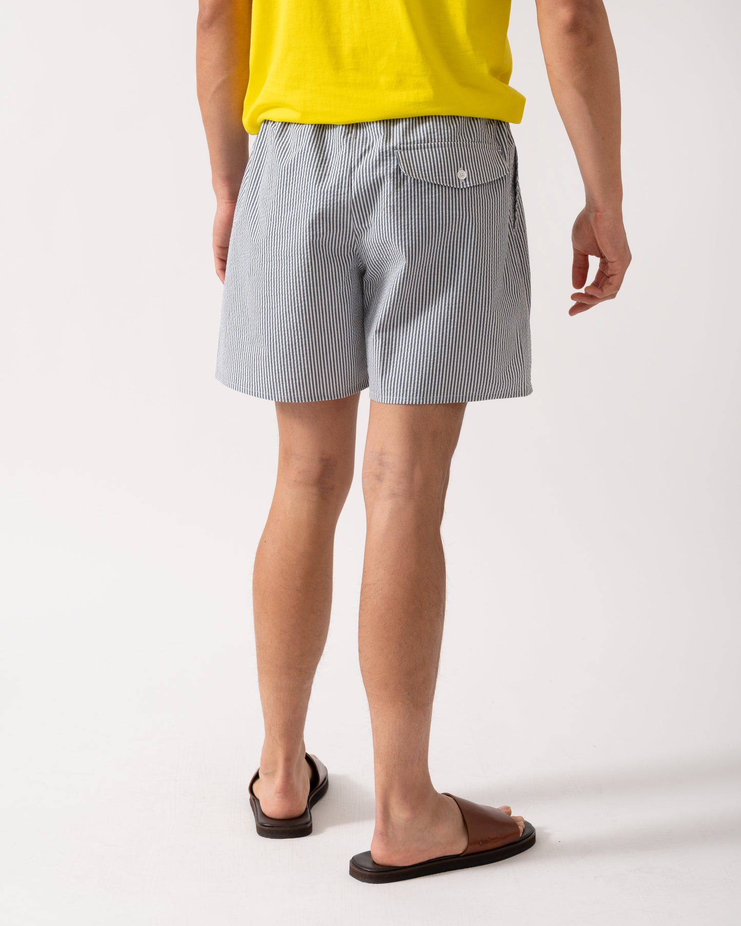 Lacoste Mens Swimming Shorts - White/Falcon HXI