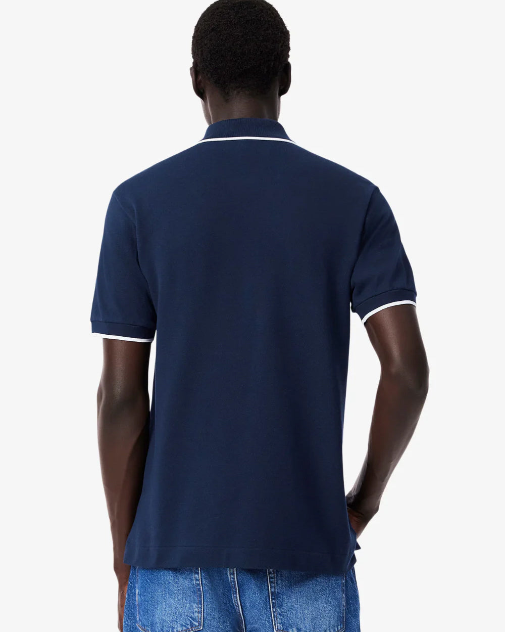 Lacoste Pocket Accent L.12.12 Mens Classic Fit Polo Shirt back