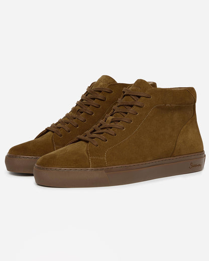 Oliver Sweeney Laxey Mens Suede Hi-Tops - Tan