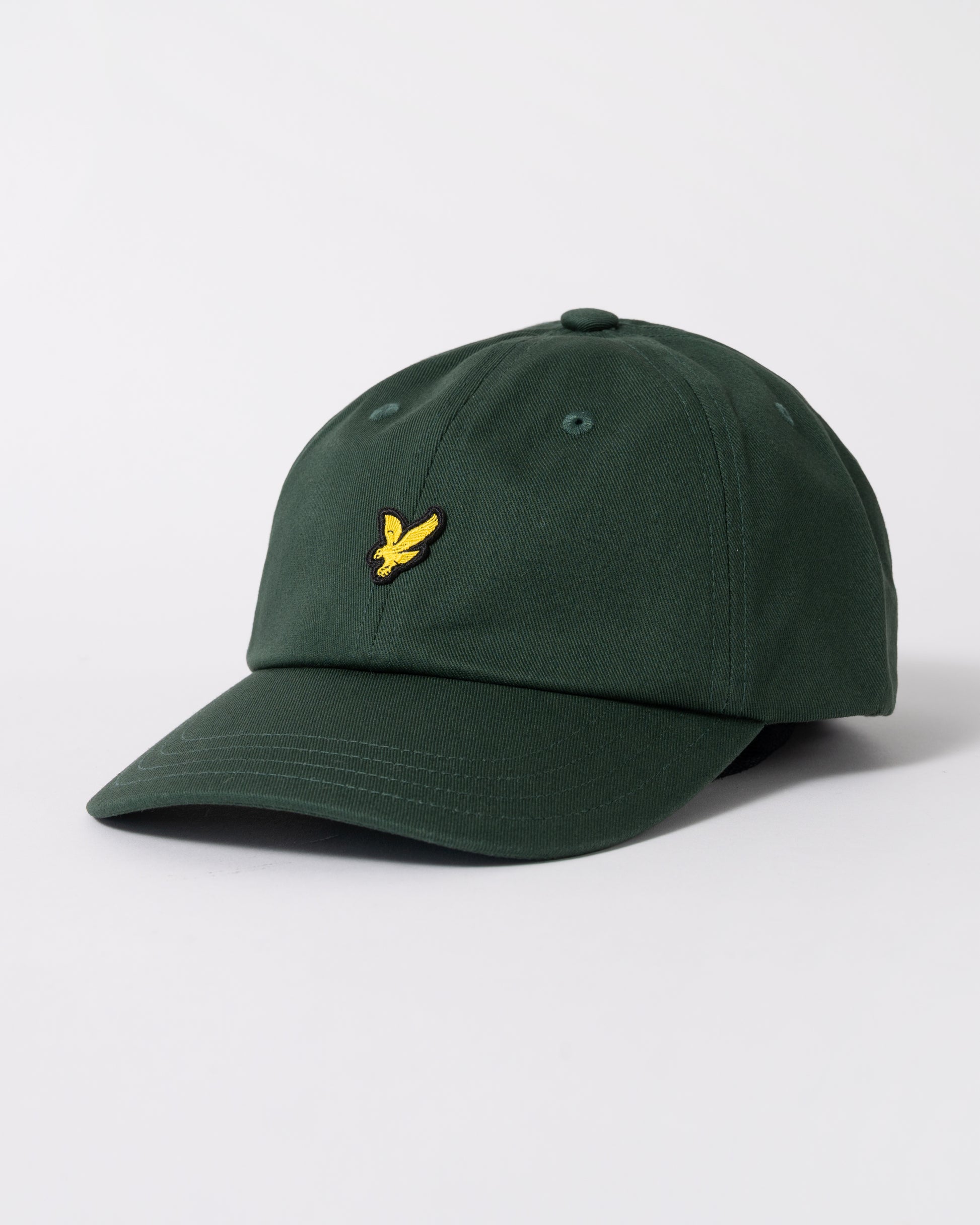 front of Lyle & Scott Baseball Cap in W130 Everglade
