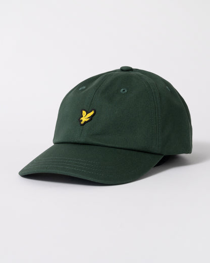 front of Lyle & Scott Baseball Cap in W130 Everglade