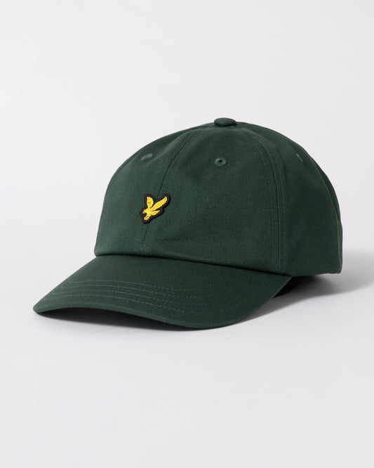 front of Lyle & Scott Baseball Cap in W130 Everglade