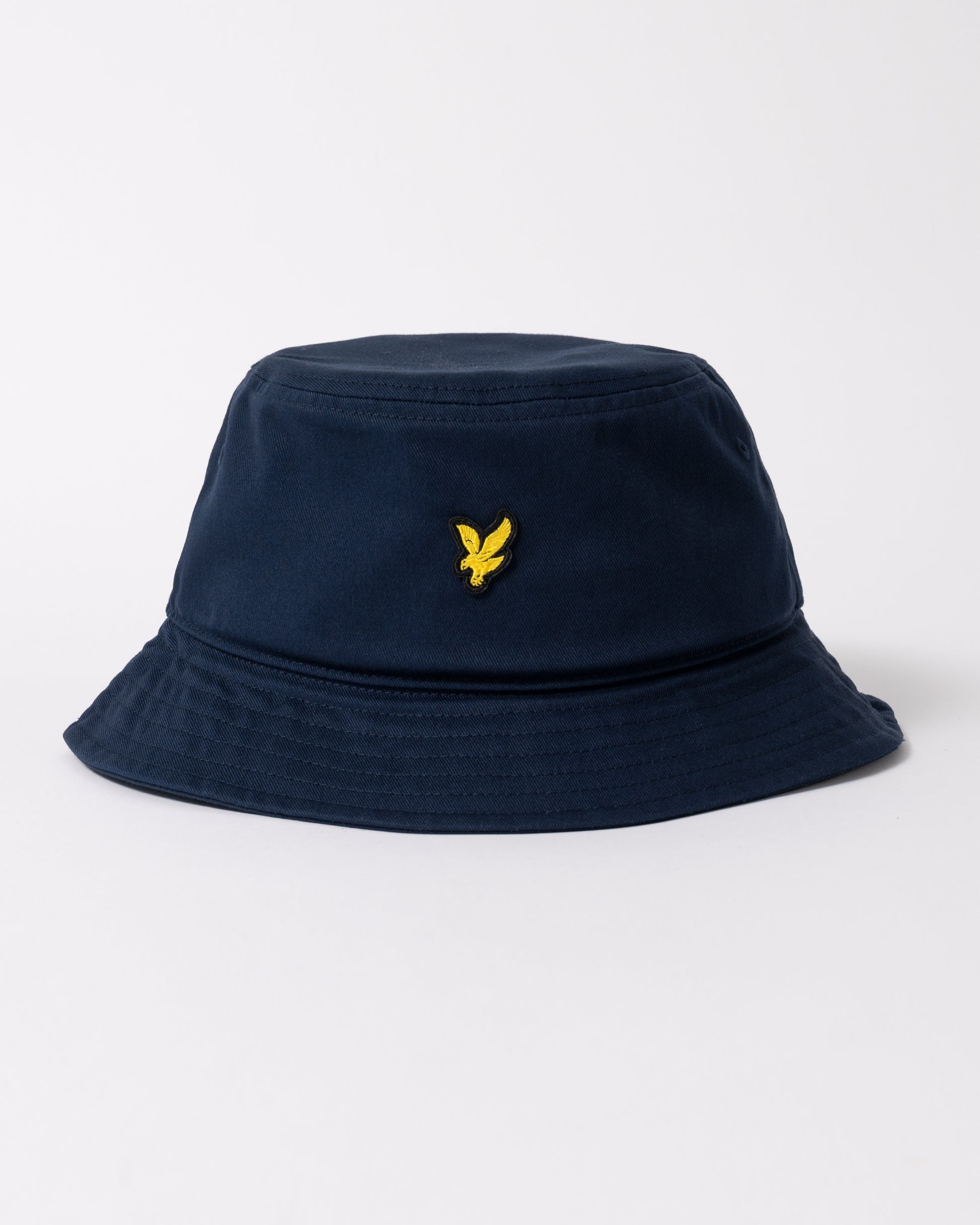 front of Lyle & Scott Bucket Hat in Z271 Dark Navy