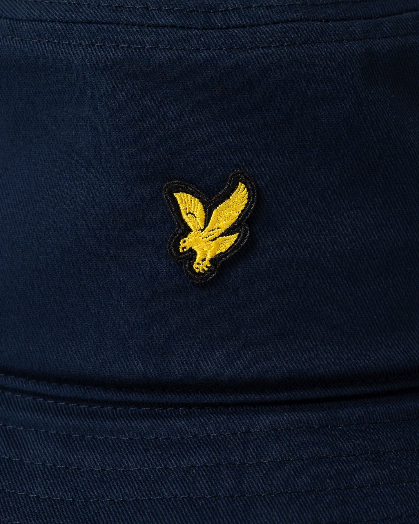 close up of Lyle & Scott Bucket Hat in Z271 Dark Navy