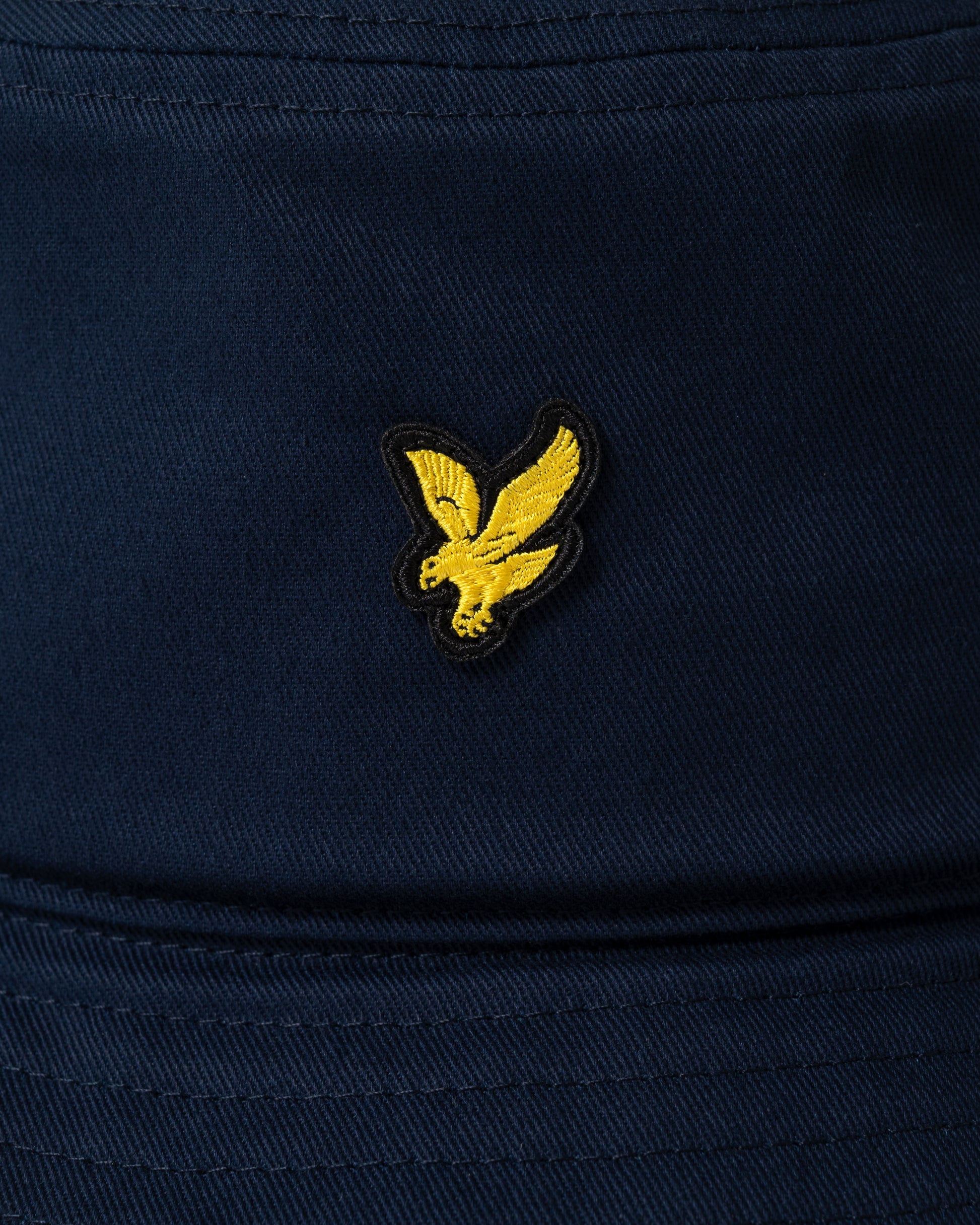 close up of Lyle & Scott Bucket Hat in Z271 Dark Navy