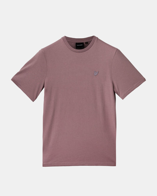 Lyle & Scott Tonal Eagle Mens T - Shirt - X314 Mountain Thistle | CHO | Designer Mens