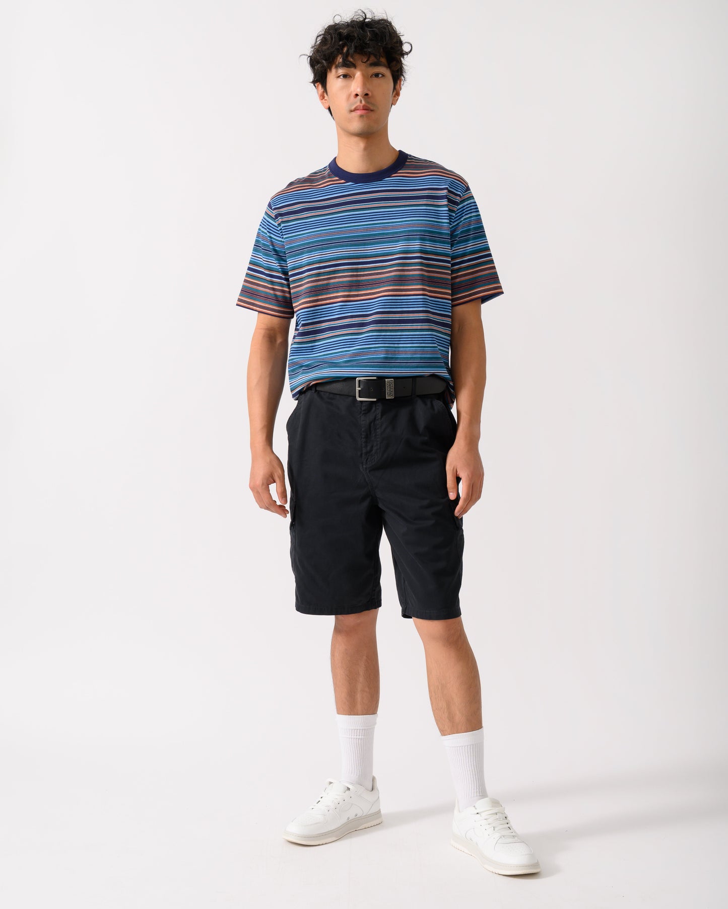 Lyle & Scott Mens Cargo Shorts - Z865 Jet Black