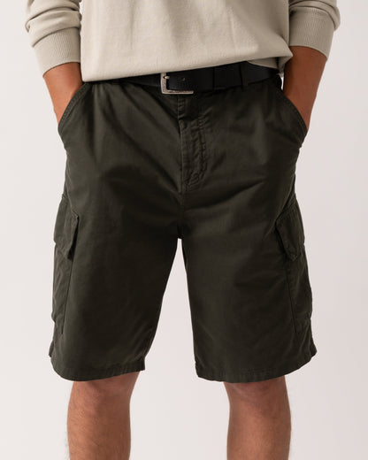 Lyle & Scott Mens Cargo Shorts - W485 Olive