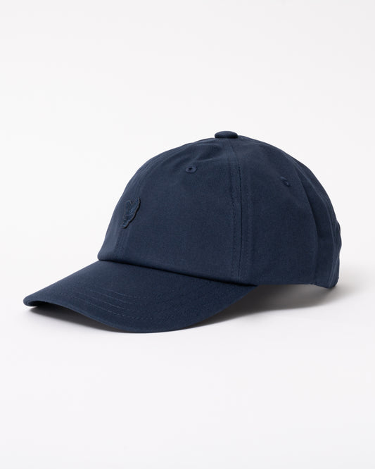 Lyle & Scott Tonal Eagle Baseball Cap - Z271 Dark Navy
