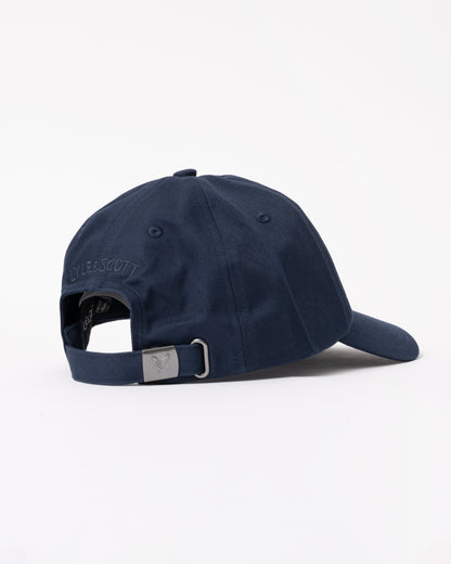 Lyle & Scott Tonal Eagle Baseball Cap - Z271 Dark Navy