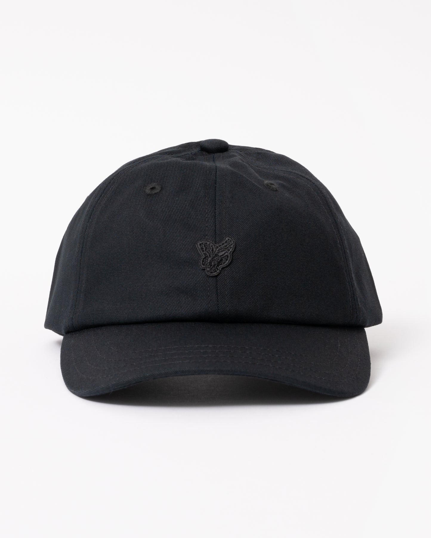 Lyle & Scott Tonal Eagle Baseball Cap - Z865 Jet Black