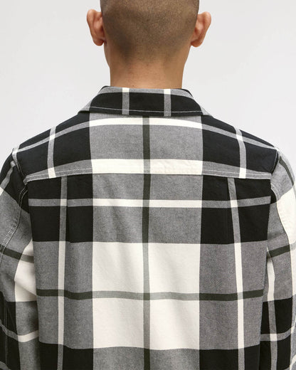 Fred Perry Mens Tartan Twill Overshirt - Ecru 560