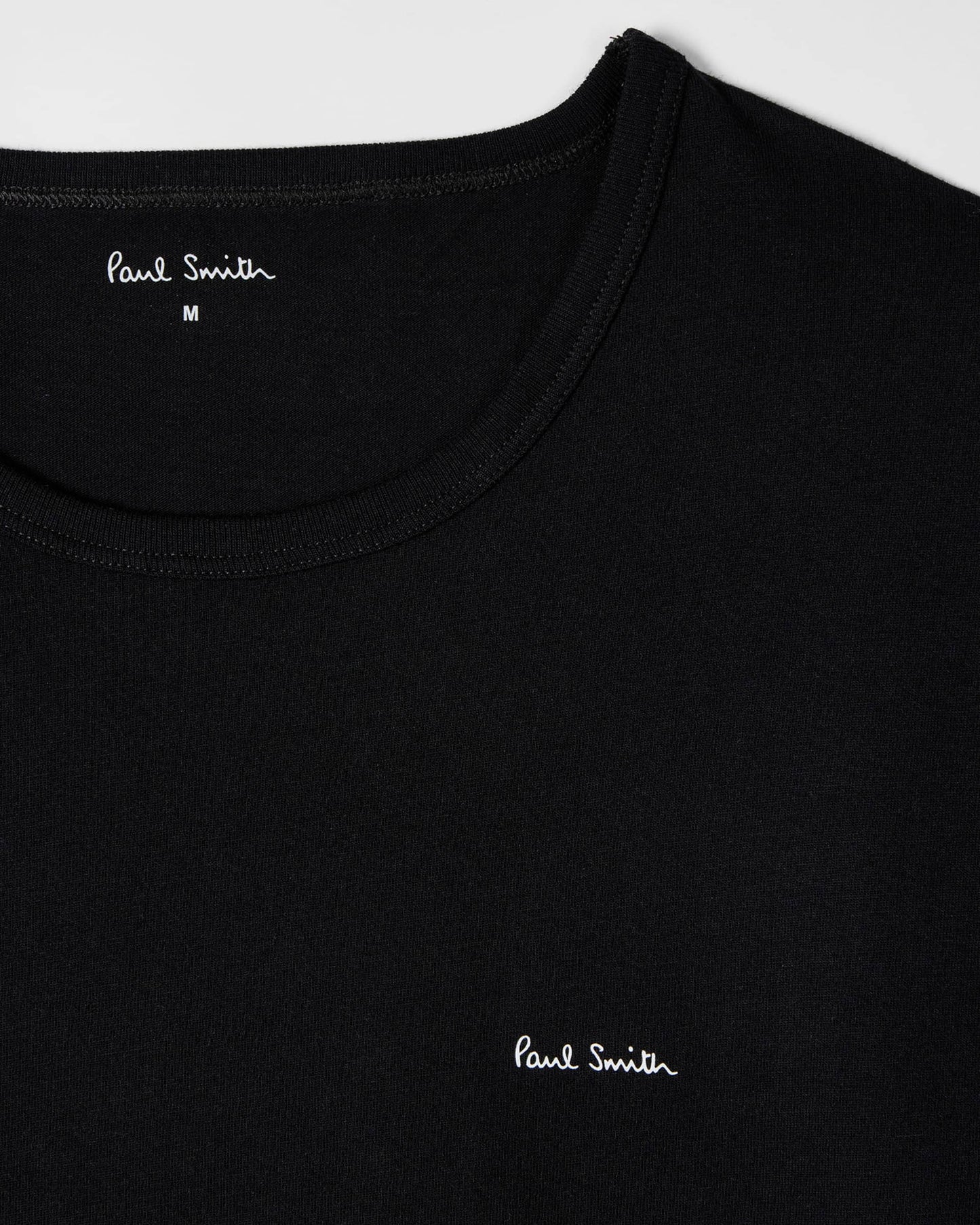 Paul Smith Mens Mixed Organic Cotton Logo Lounge T-Shirts Five Pack - 1B Multi - CHO - Designer Mens Loungewear T-Shirts