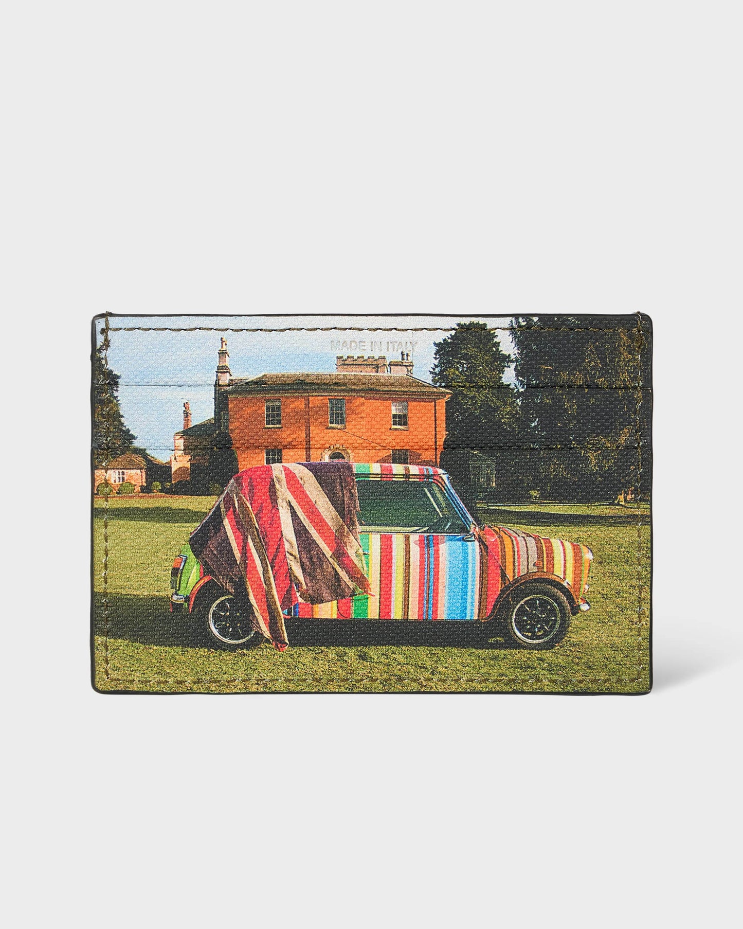 Paul Smith Mens Mini Graphic Card Holder - 79 Black