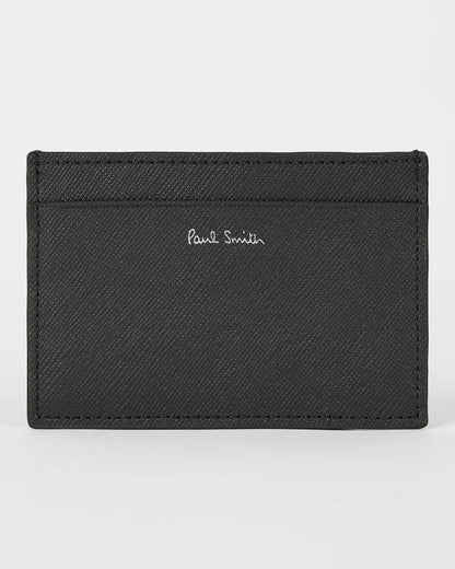 Paul Smith Mens Mini Graphic Card Holder - 79 Black