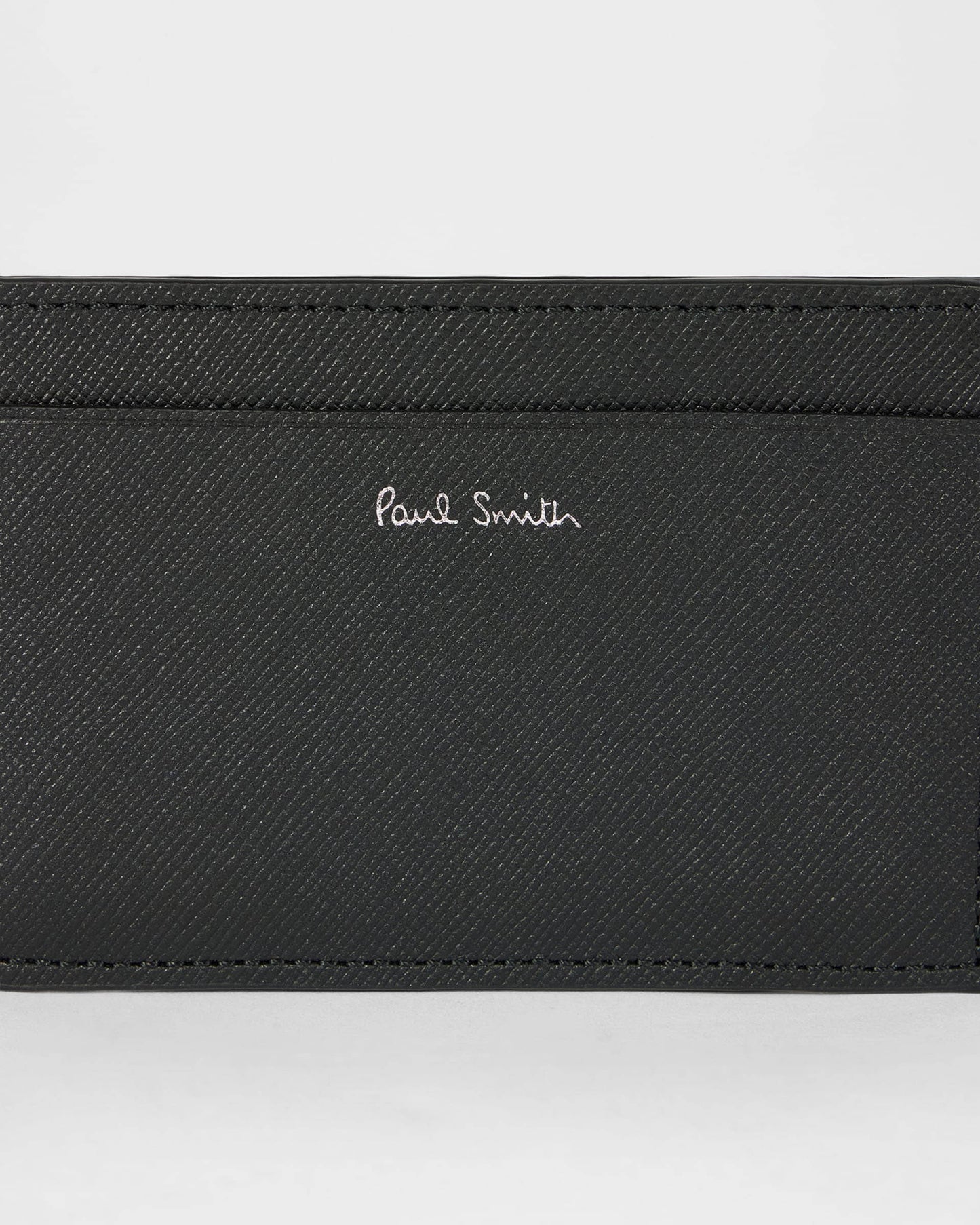 Paul Smith Mens Mini Graphic Card Holder - 79 Black