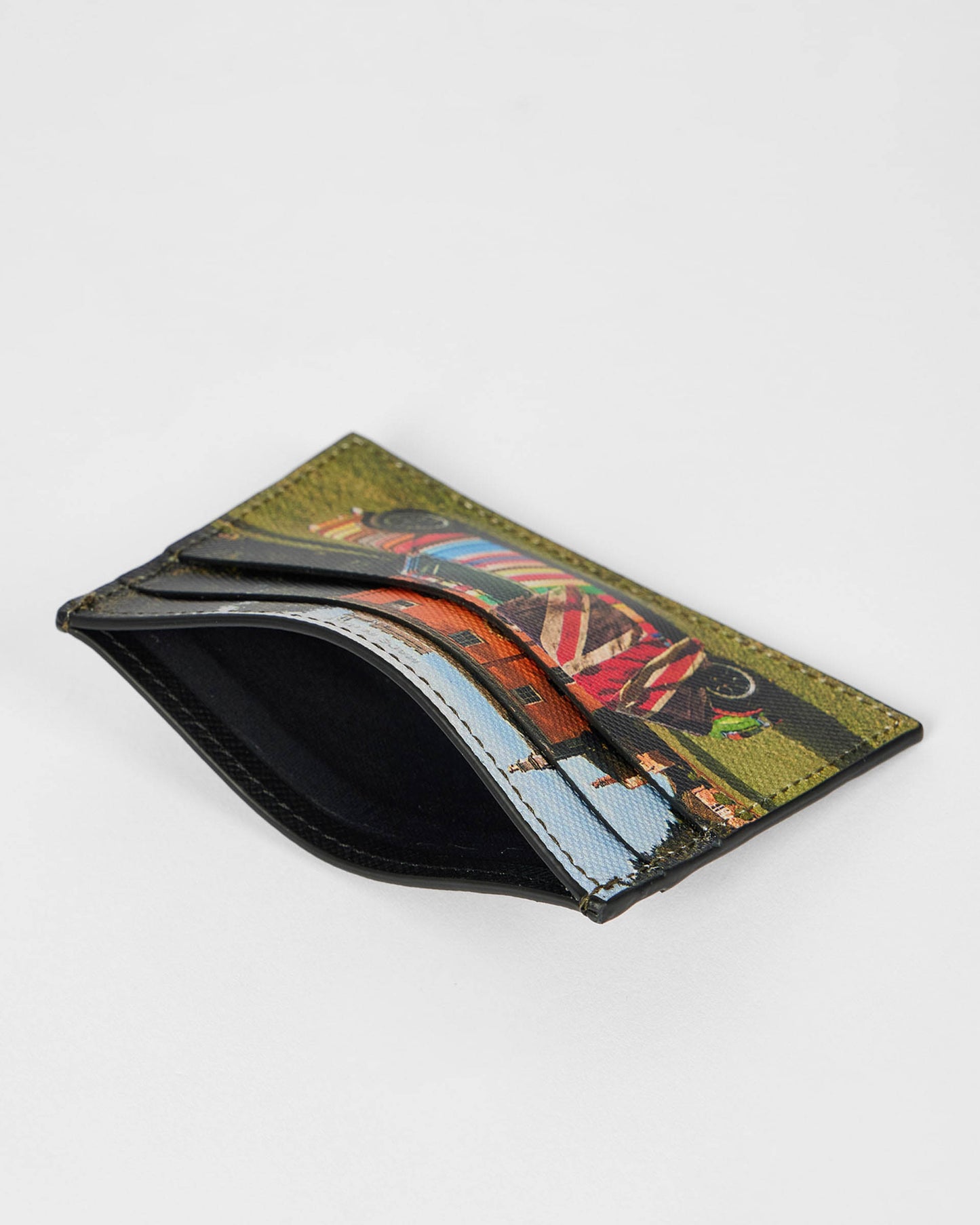 Paul Smith Mens Mini Graphic Card Holder - 79 Black