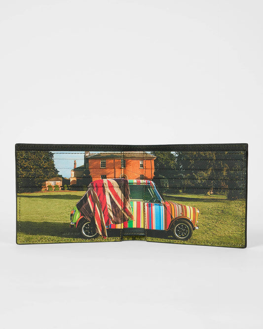 Paul Smith Paul Smith Mens Mini Graphic Billfold Wallet - 79 Black