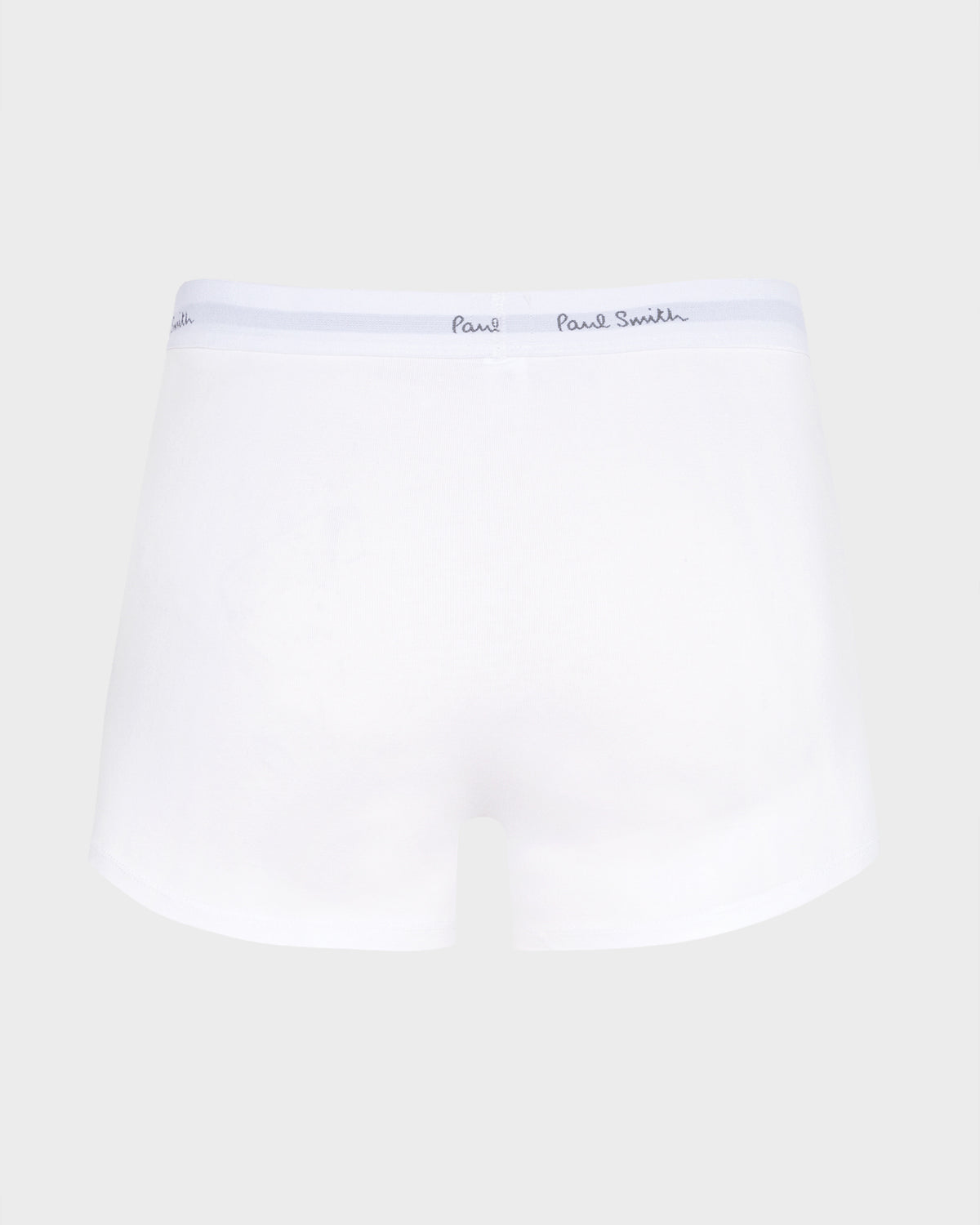 Paul Smith Organic Cotton 'Signature Stripe' and Plain Boxer Briefs Three Pack - 1A Black/White/Signature Stripe white back