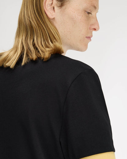 Fred Perry Mens Twin Tipped Cuff T-Shirt - Black/Champagne 90A | CHO | Designer Mens T-Shirts