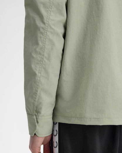 Fred Perry Mens Ripstop Pocket Overshirt - Seagrass M37