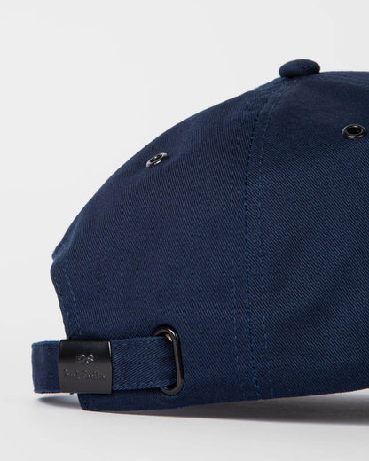 PS Paul Smith Mens Cotton Zebra Logo Baseball Cap - 47 Navy | CHO | Designer Mens Caps