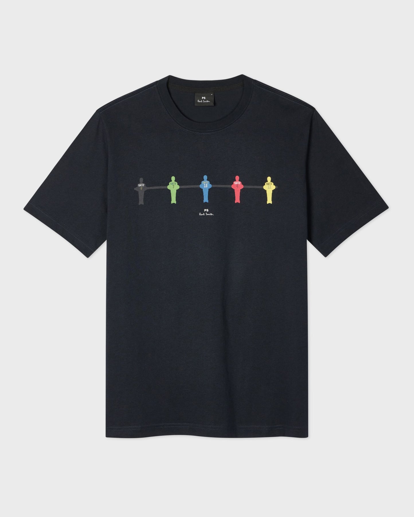 PS Paul Smith Mens Regular Fit Table Football Graphic T-Shirt - 49 Very Dark Navy