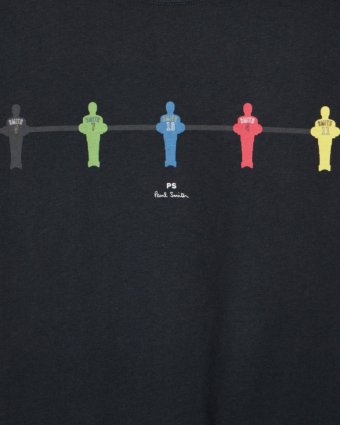 PS Paul Smith Mens Regular Fit Table Football Graphic T-Shirt - 49 Very Dark Navy