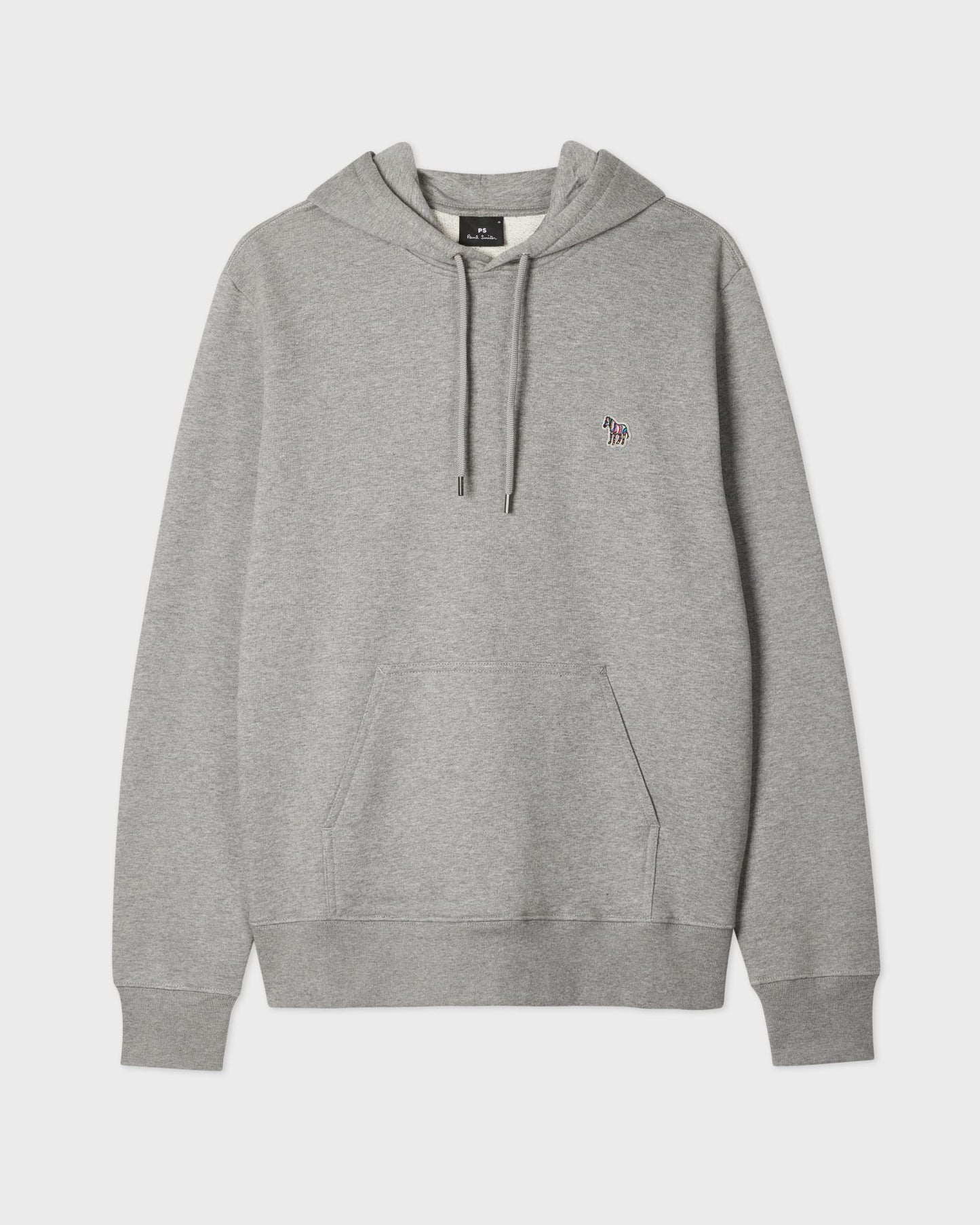 PS Paul Smith Mens Pullover Hoodie with Zebra Logo - 72 Melange