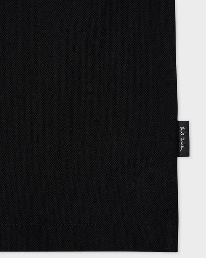 PS Paul Smith Mens Regular Fit Zip Polo Shirt - 79 Black