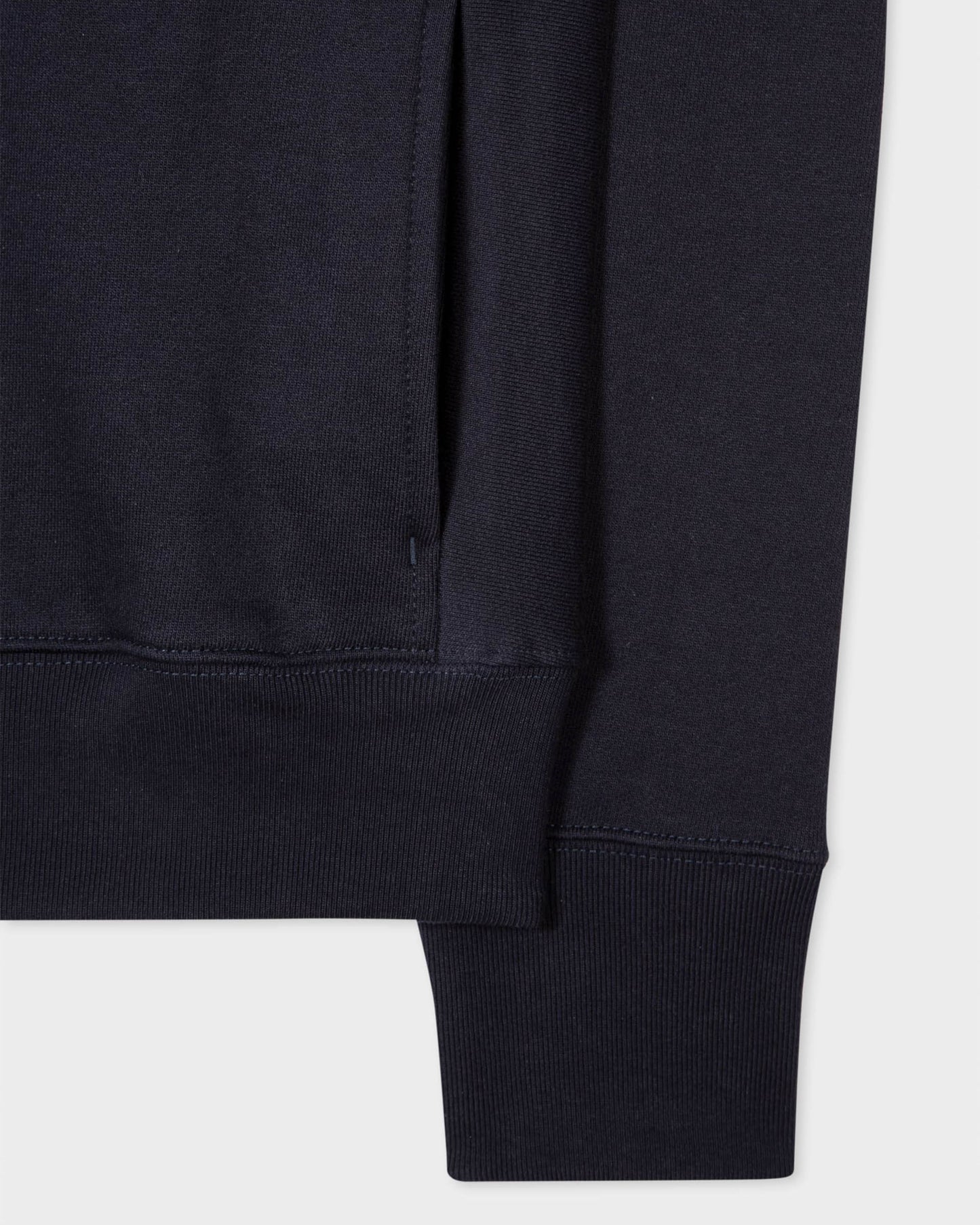 PS Paul Smith Mens Reg Fit Zip Hoodie with Zebra Logo - 49 Very Dark Navy